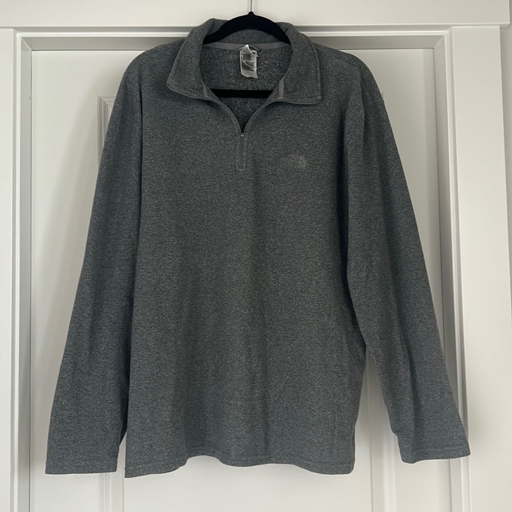 North face fleece quarter-zip
